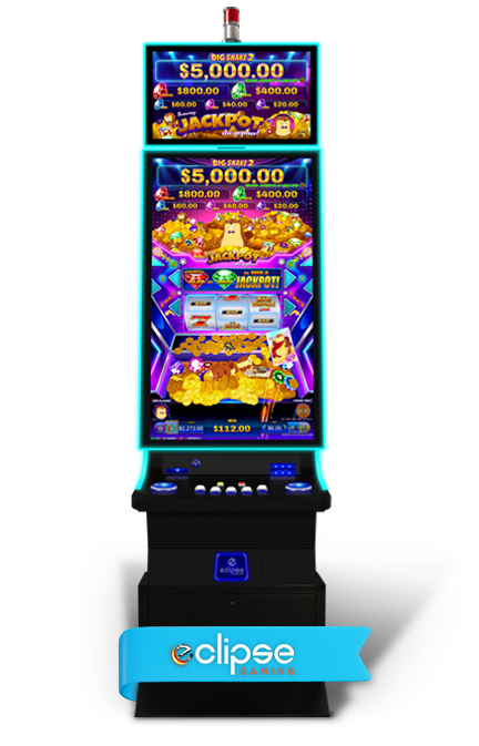 Video slot cabinet featuring the Big Shake 2 from Eclipse Gaming